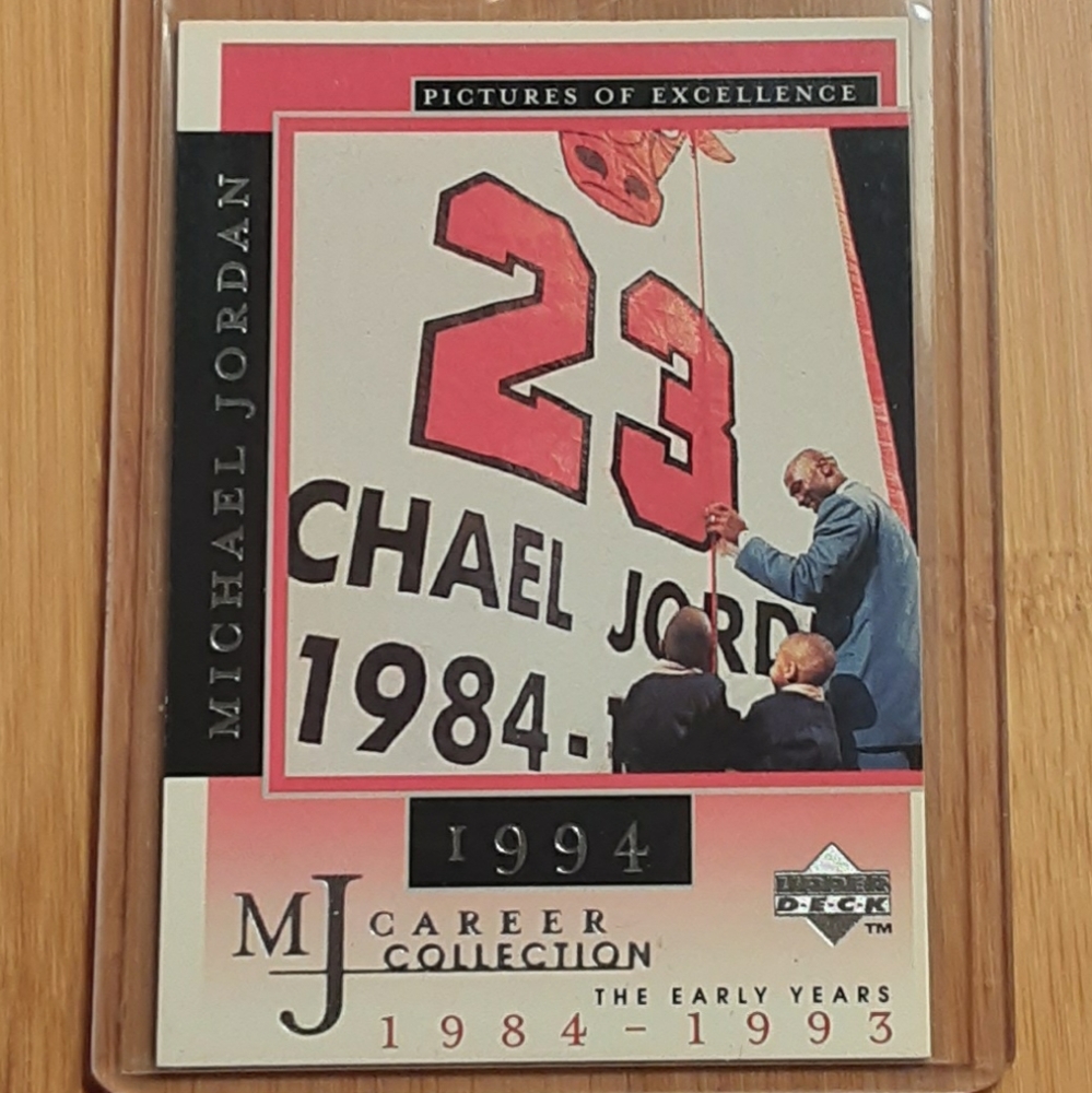 Vintage Michael Jordan Collector's Card - VGC